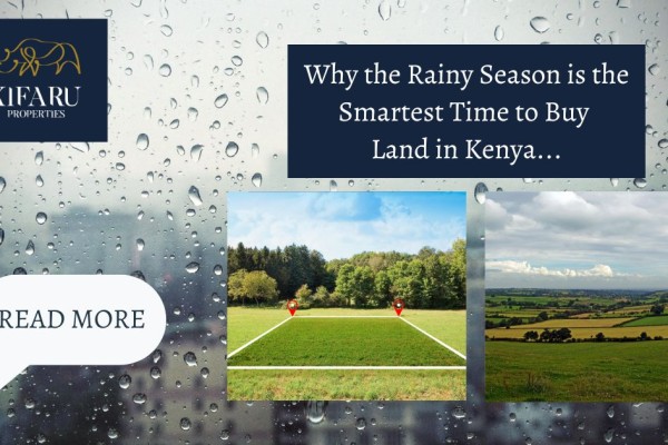 Why the Rainy Season is the Smartest Time to Buy Land in Kenya